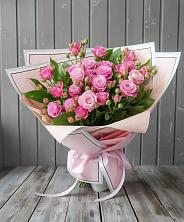 Букет Розовый кустик в Часовне