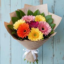 Букет цветов из:  Герберы в Часовне