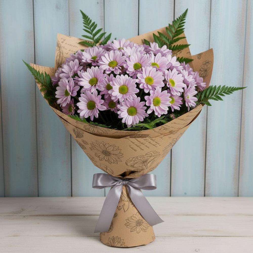 Букет цветов из: Хризантемы в Часовне