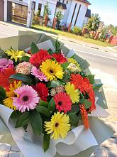 Букет цветов из:  Герберы #REPLACE_PRED# Часовне