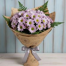 Букет цветов из:  Хризантемы в Часовне