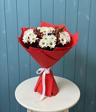 Букет цветов из:  Хризантемы в Часовне