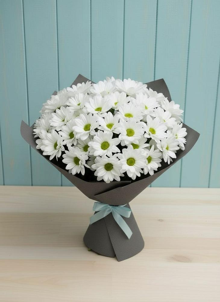 Букет цветов из: Хризантемы в Часовне