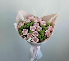 Букет цветов из:  Розы и Хризантемы #REPLACE_PRED# Часовне