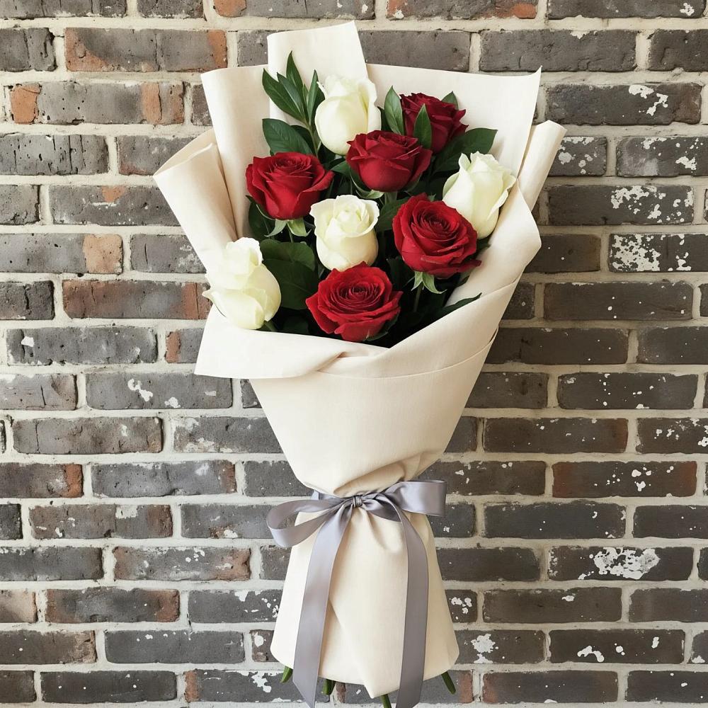 Букет цветов из: Розы в Часовне