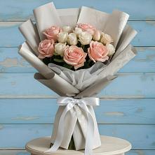Букет цветов из:  Розы в Часовне