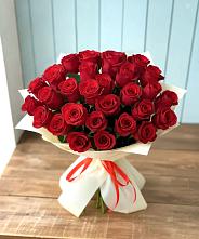 Букет 29 Красных роз в Часовне