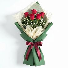 Букет цветов из:  Розы в Часовне